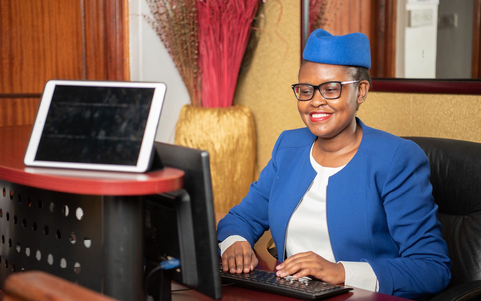Digital Reception Services, with a professional-look.